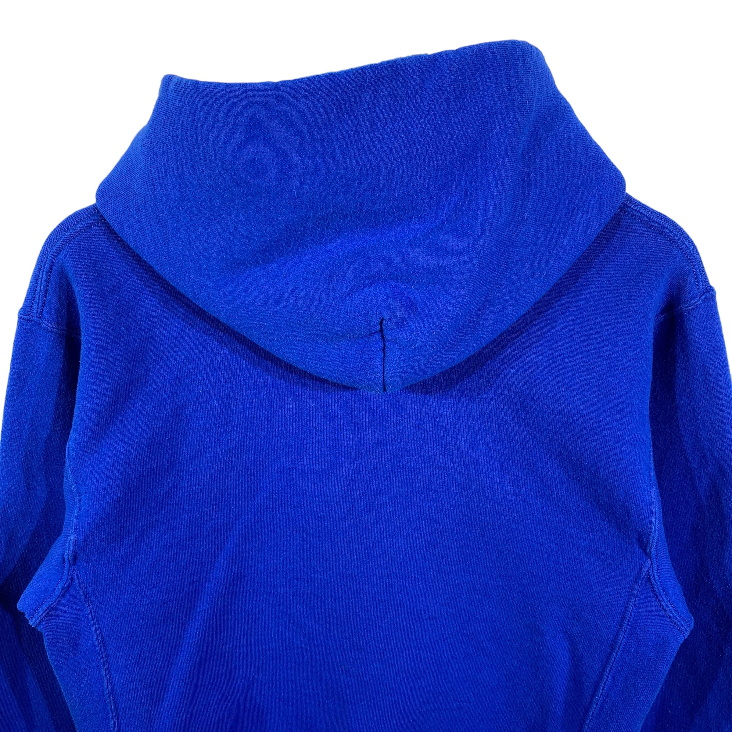Collection of Vintage Royal Basketball Russell Athletic Hoodie in a gallery layout