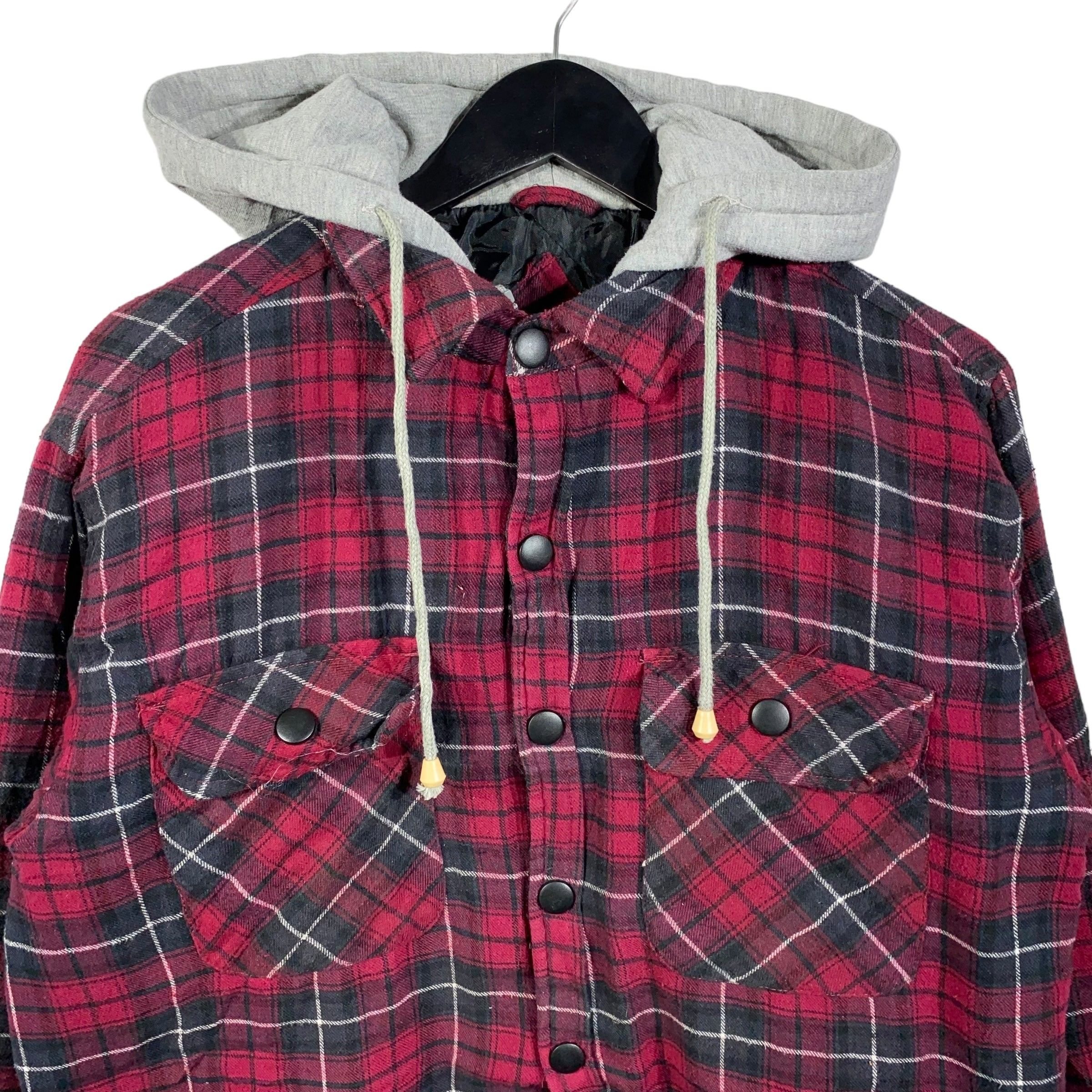 Collection of The Haband Tailgater Full Zip Hooded Flannel in a gallery layout
