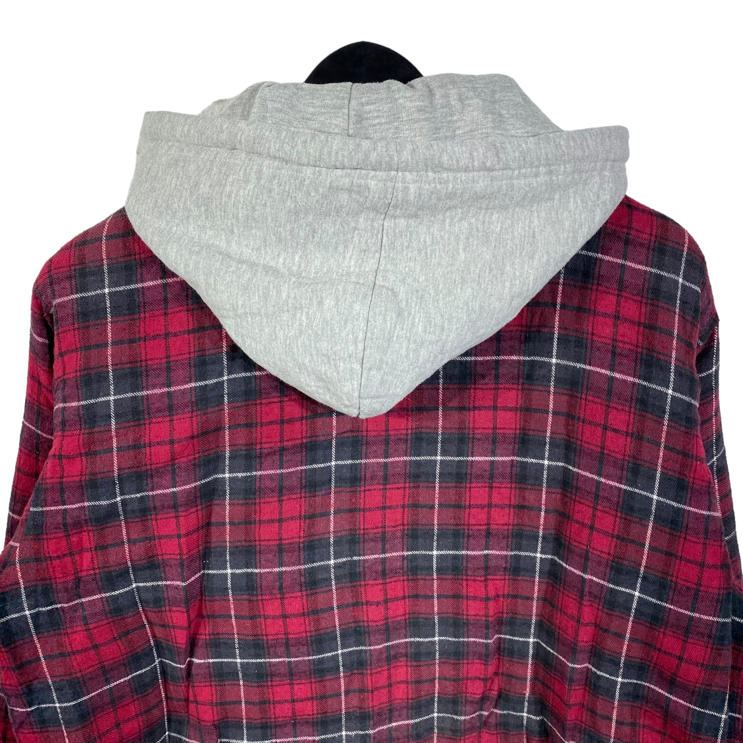 Collection of The Haband Tailgater Full Zip Hooded Flannel in a gallery layout