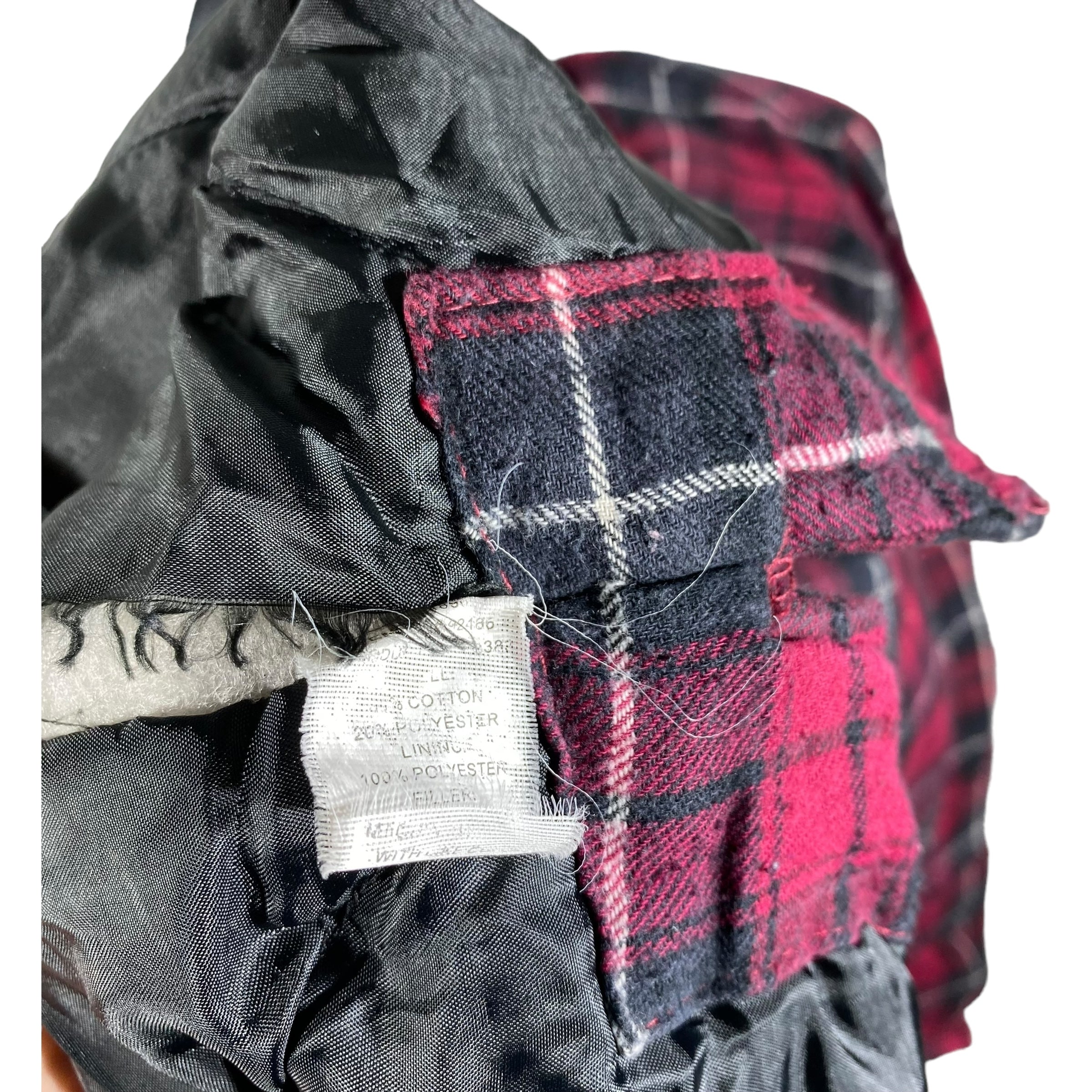 Collection of The Haband Tailgater Full Zip Hooded Flannel in a gallery layout
