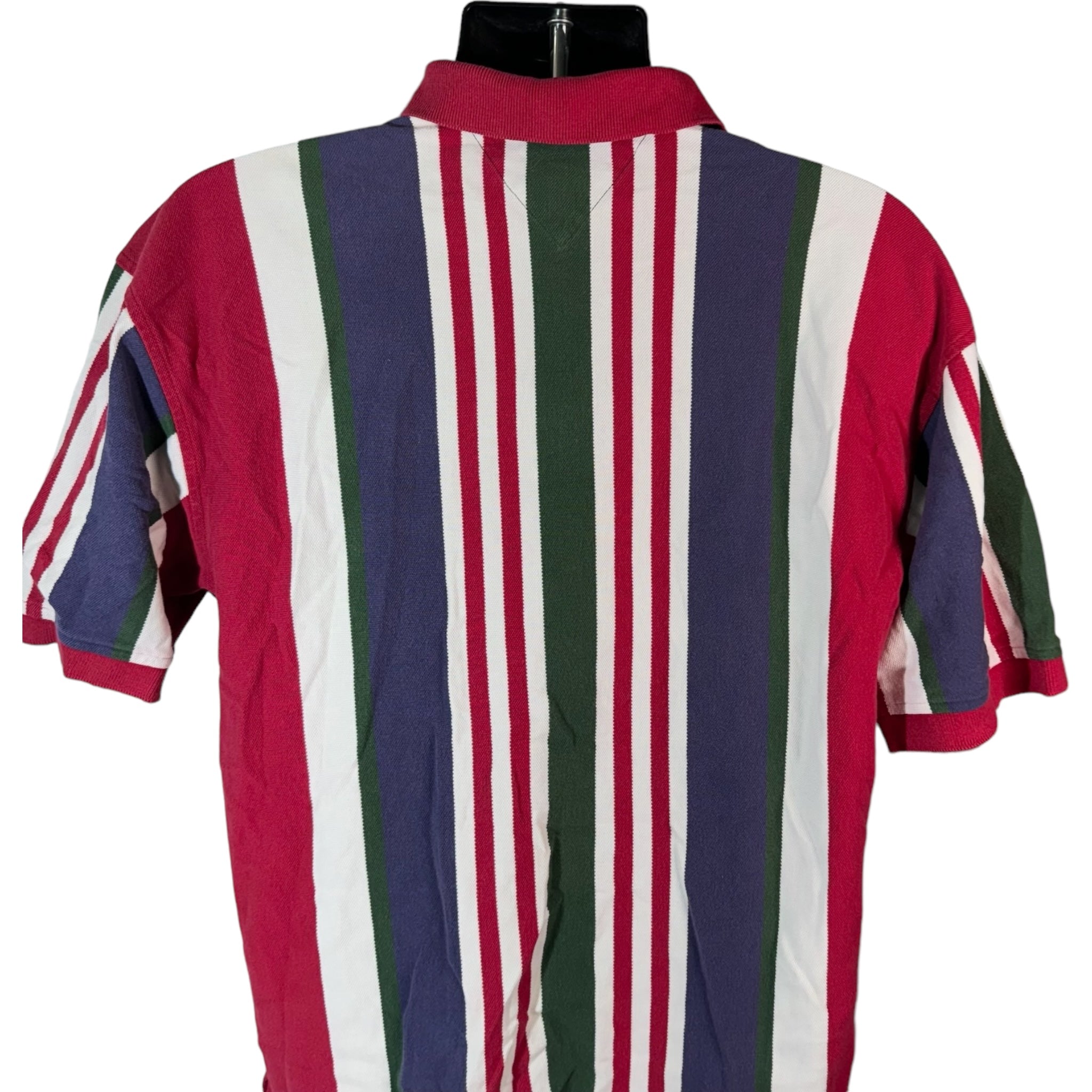 Collection of Tommy Hilfiger Vertical Stripes Short Sleeve Polo in a gallery layout