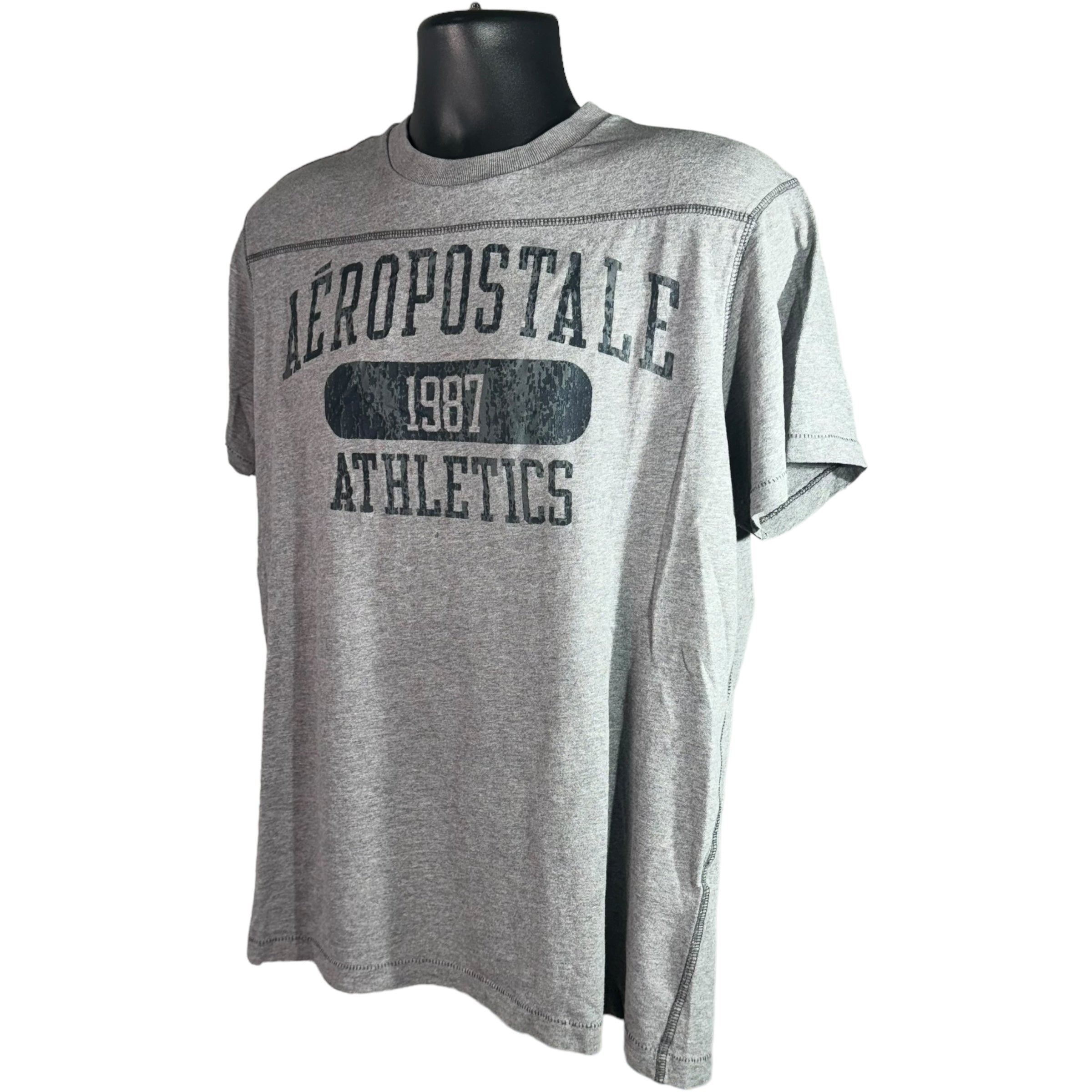 Collection of Aeropostale Athletics 1987 Largo Logo Tee in a gallery layout