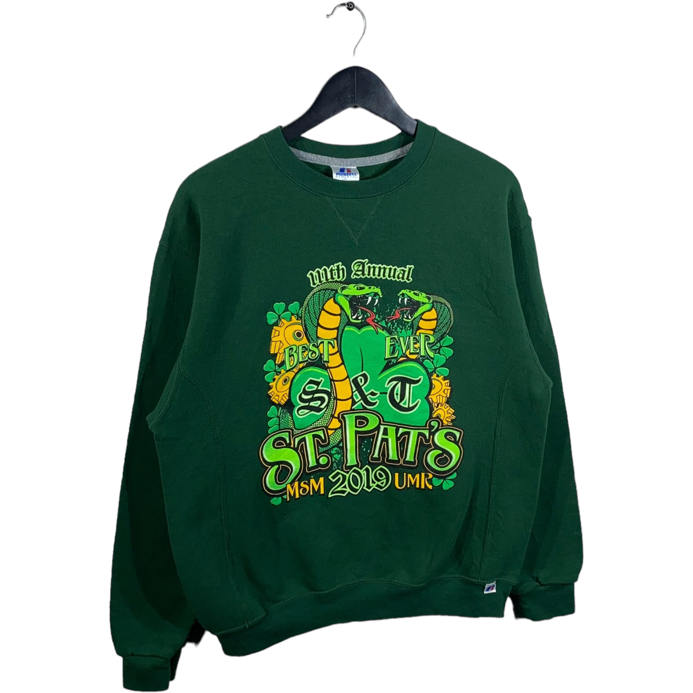 Collection of St. Pats Russell Athletic Crewneck in a gallery layout