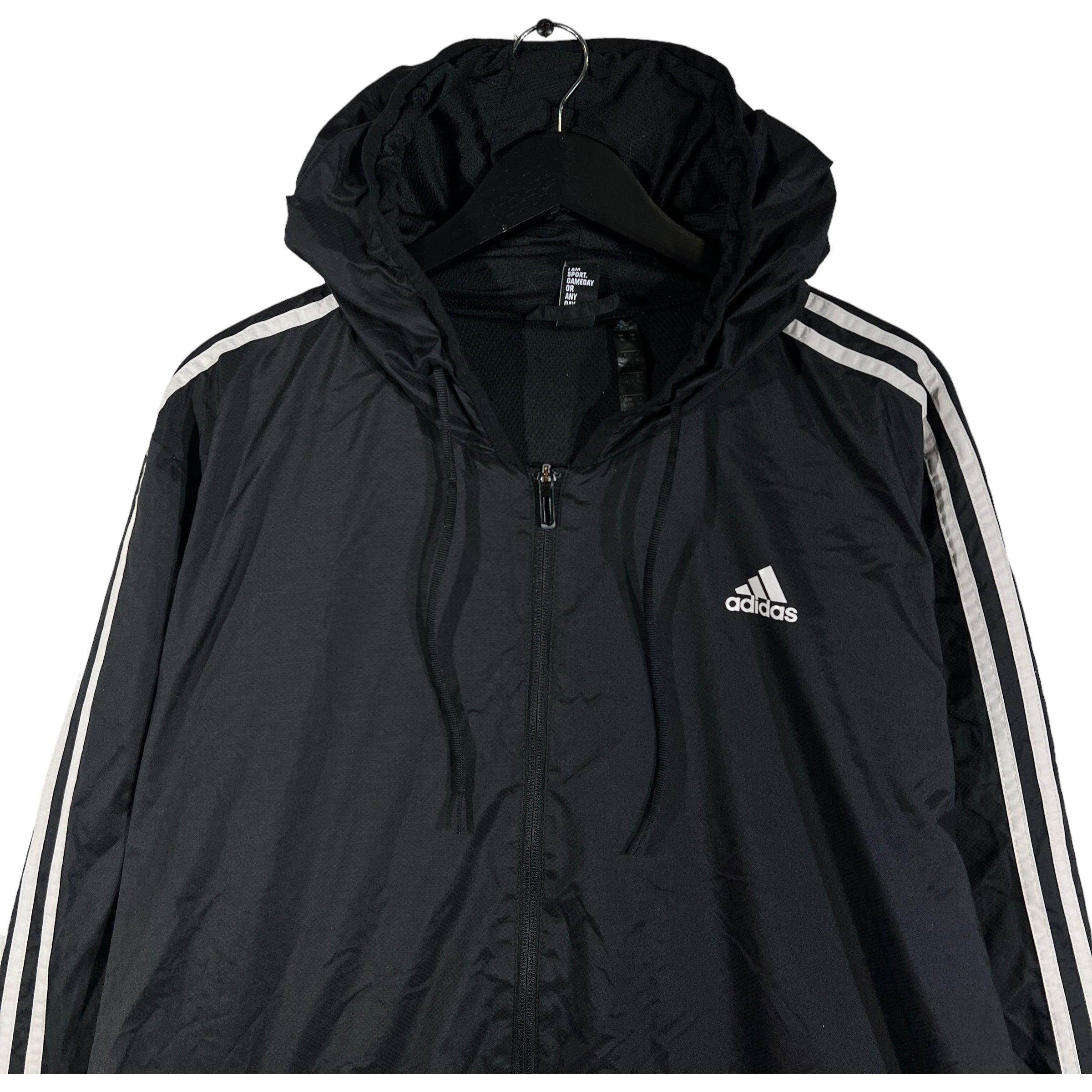 Collection of Adidas Full Zip Hooded Jacket in a gallery layout