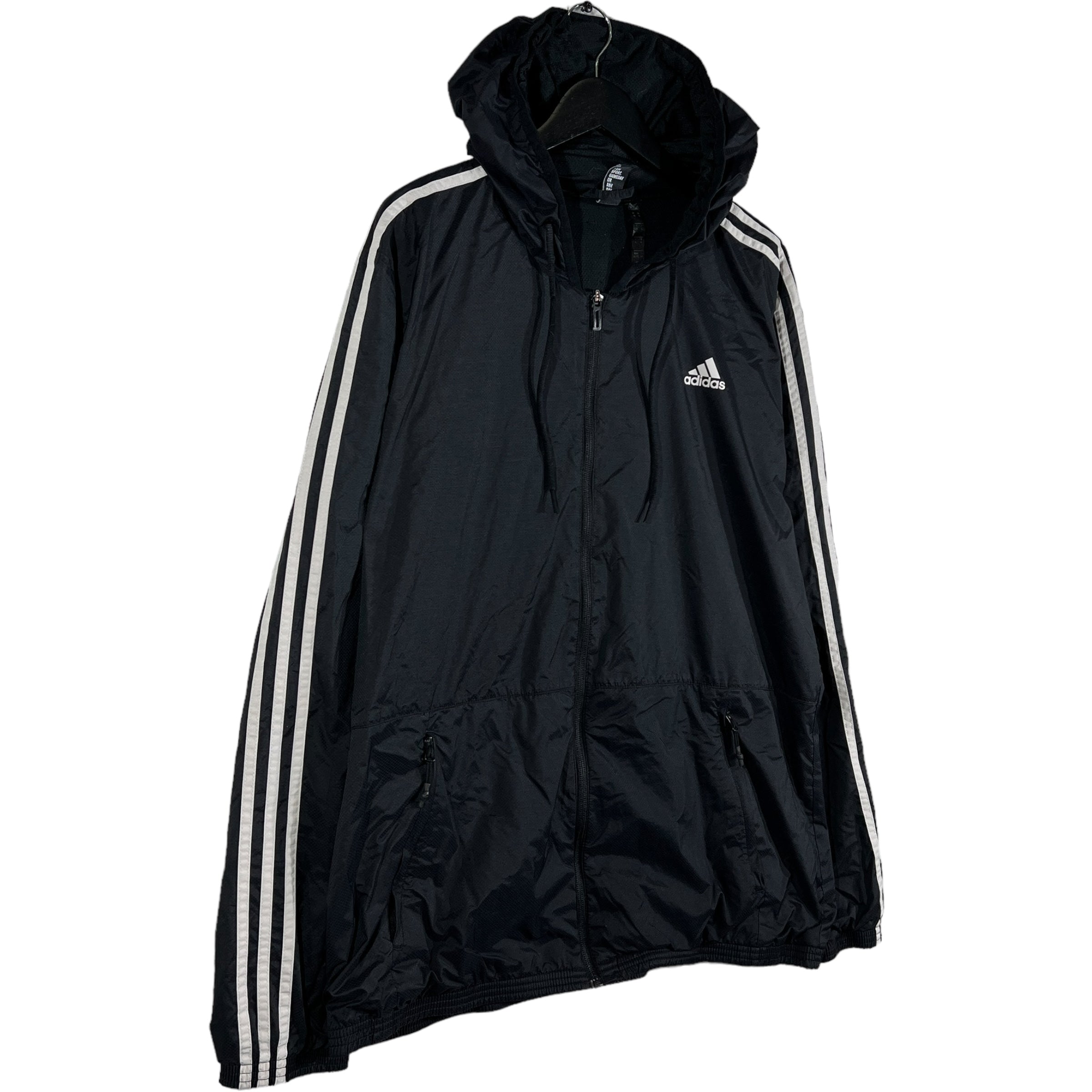 Collection of Adidas Full Zip Hooded Jacket in a gallery layout