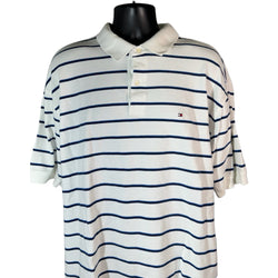 Collection of Tommy Hilfiger Stripe Short Sleeve Polo Shirts in a gallery layout