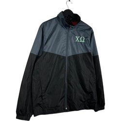 Collection of Starter Full Zip Chi Omega Jacket in a gallery layout