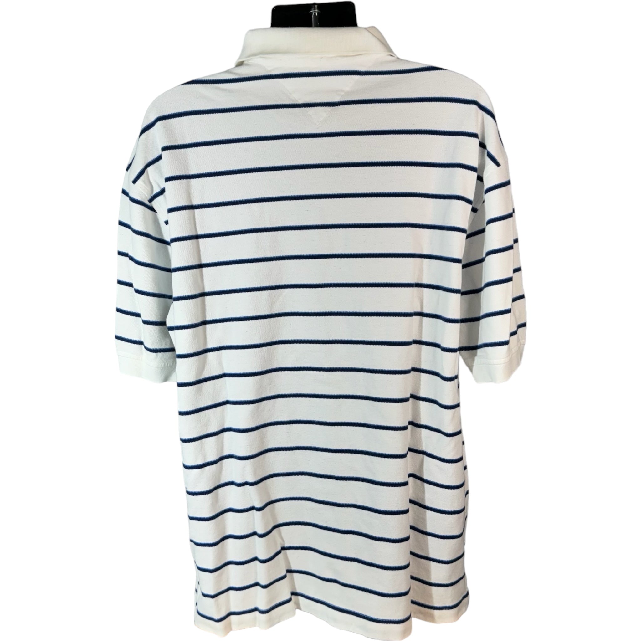 Collection of Tommy Hilfiger Stripe Short Sleeve Polo Shirts in a gallery layout