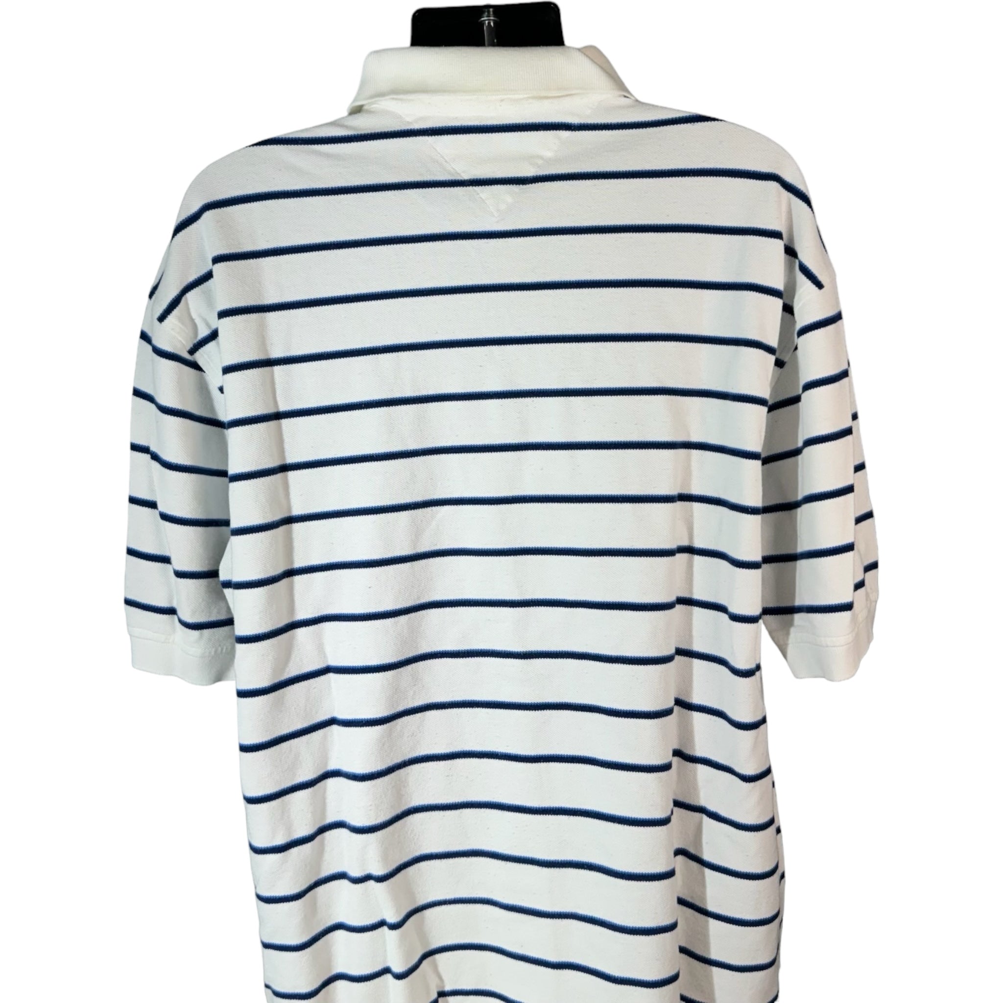 Collection of Tommy Hilfiger Stripe Short Sleeve Polo Shirts in a gallery layout