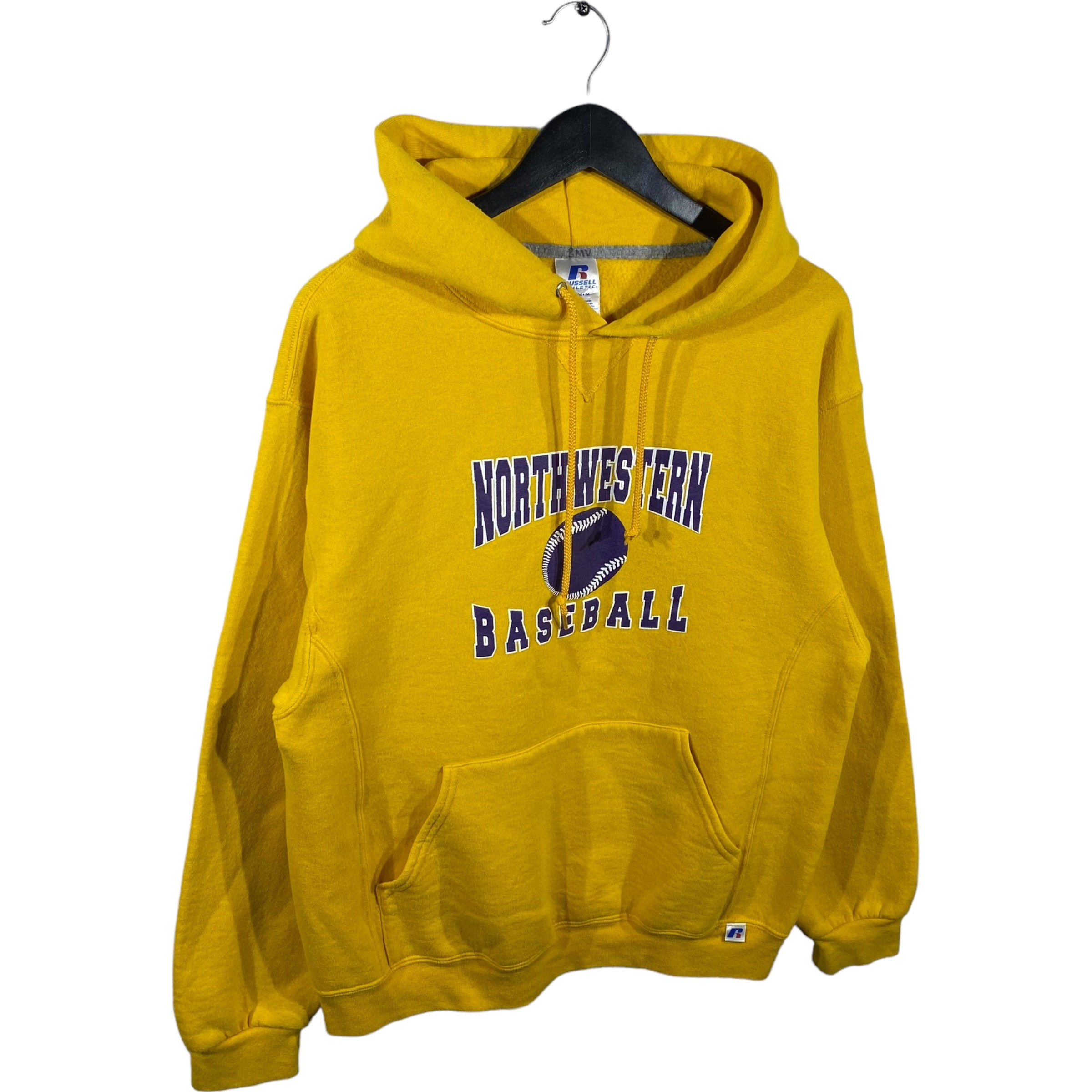 Collection of North Western Baseball Russell Athletic Hoodie in a gallery layout