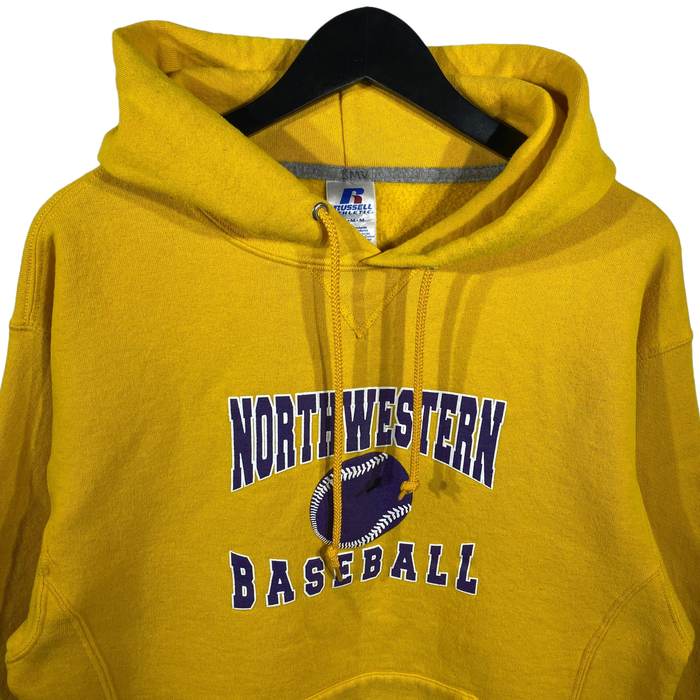 Collection of North Western Baseball Russell Athletic Hoodie in a gallery layout