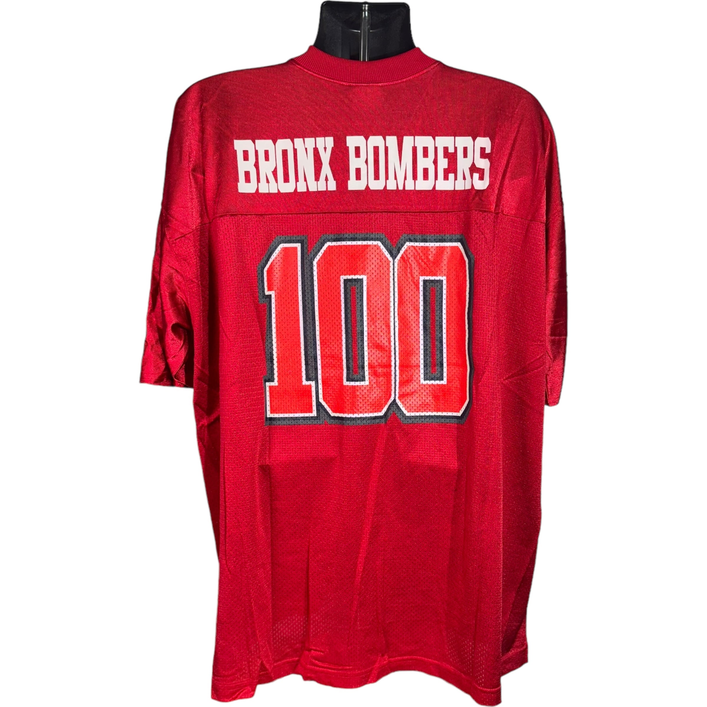 Collection of Adidas New York Yankees #100 Bronx Bombers Jersey in a gallery layout