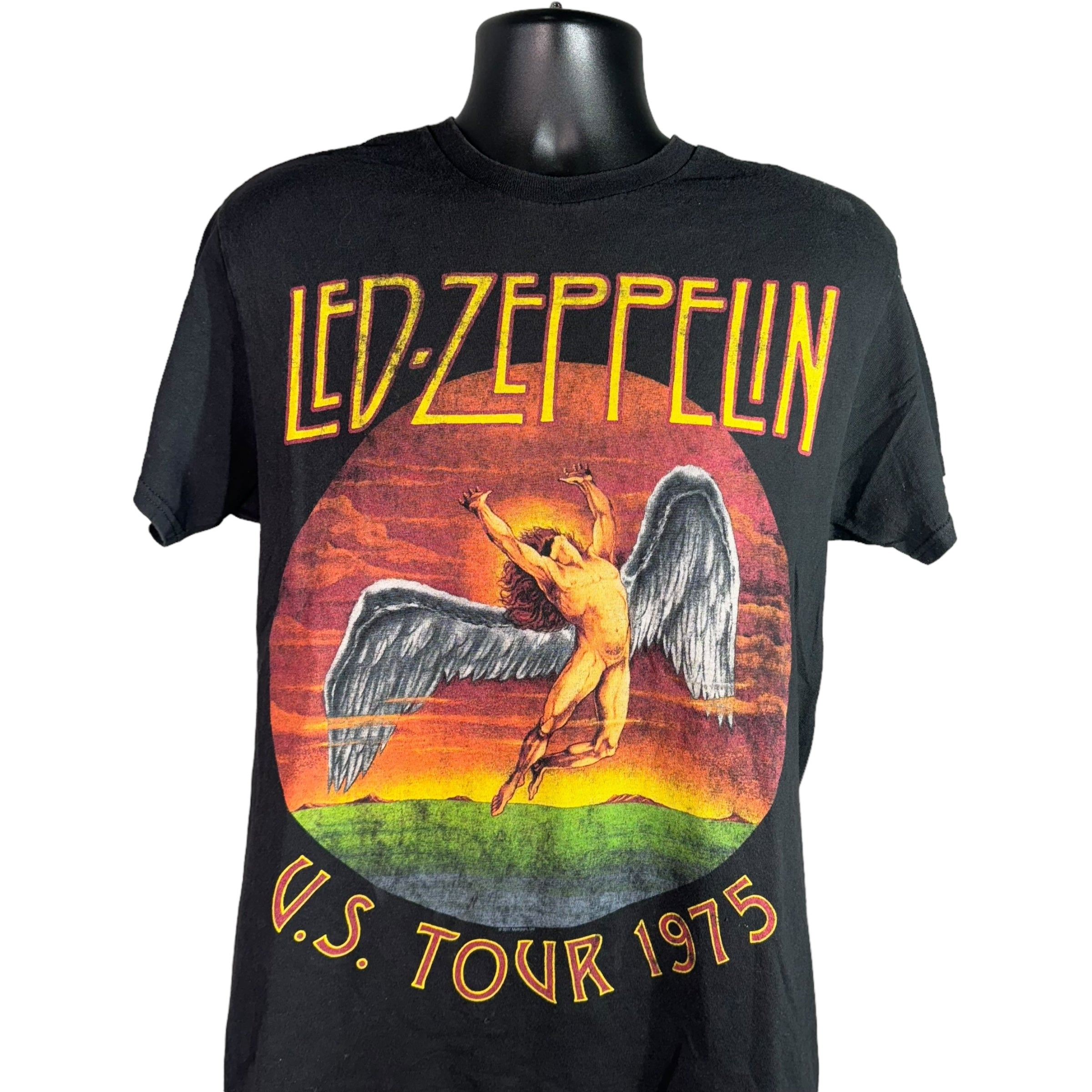 Collection of Led Zeppelin U.S. Tour 1975 Tee (2011) in a gallery layout