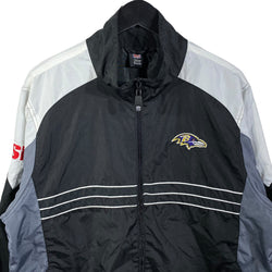 Collection of Reebok NFL Sports Illustrated Baltimore Ravens Full Zip Track Jacket in a gallery layout