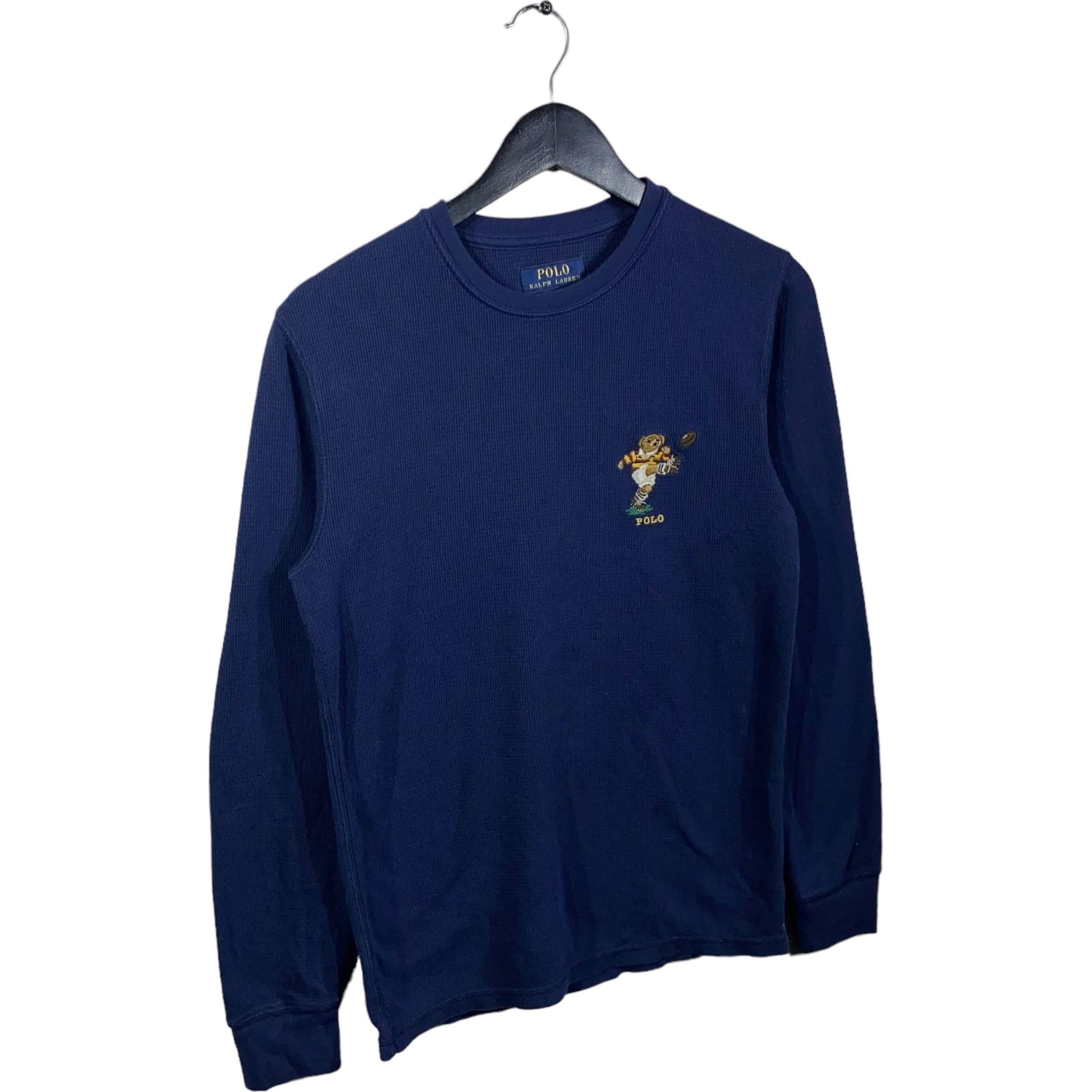 Collection of Polo Ralph Lauren Teddy Bear Thermal Long Sleeve in a gallery layout
