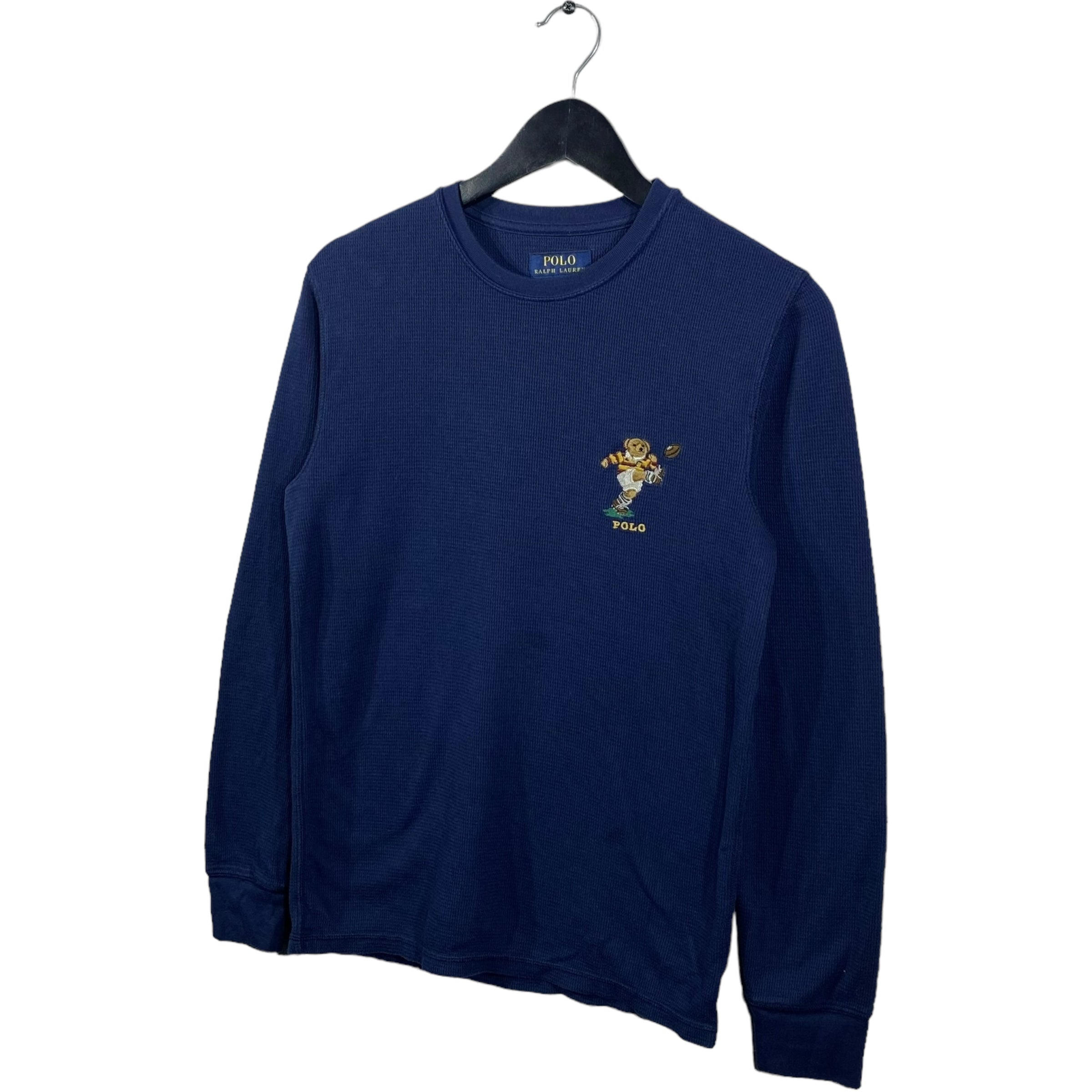 Collection of Polo Ralph Lauren Teddy Bear Thermal Long Sleeve in a gallery layout