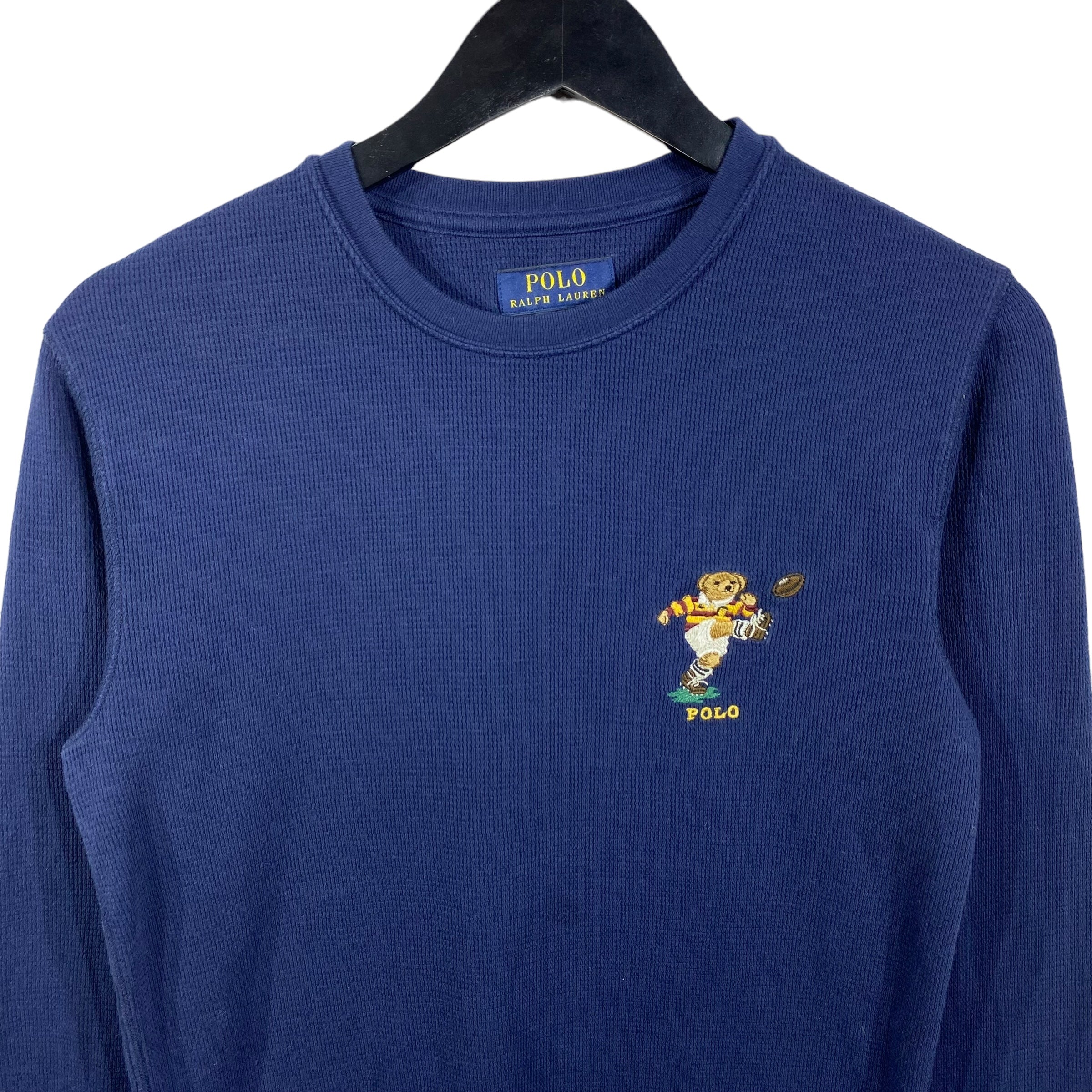 Collection of Polo Ralph Lauren Teddy Bear Thermal Long Sleeve in a gallery layout