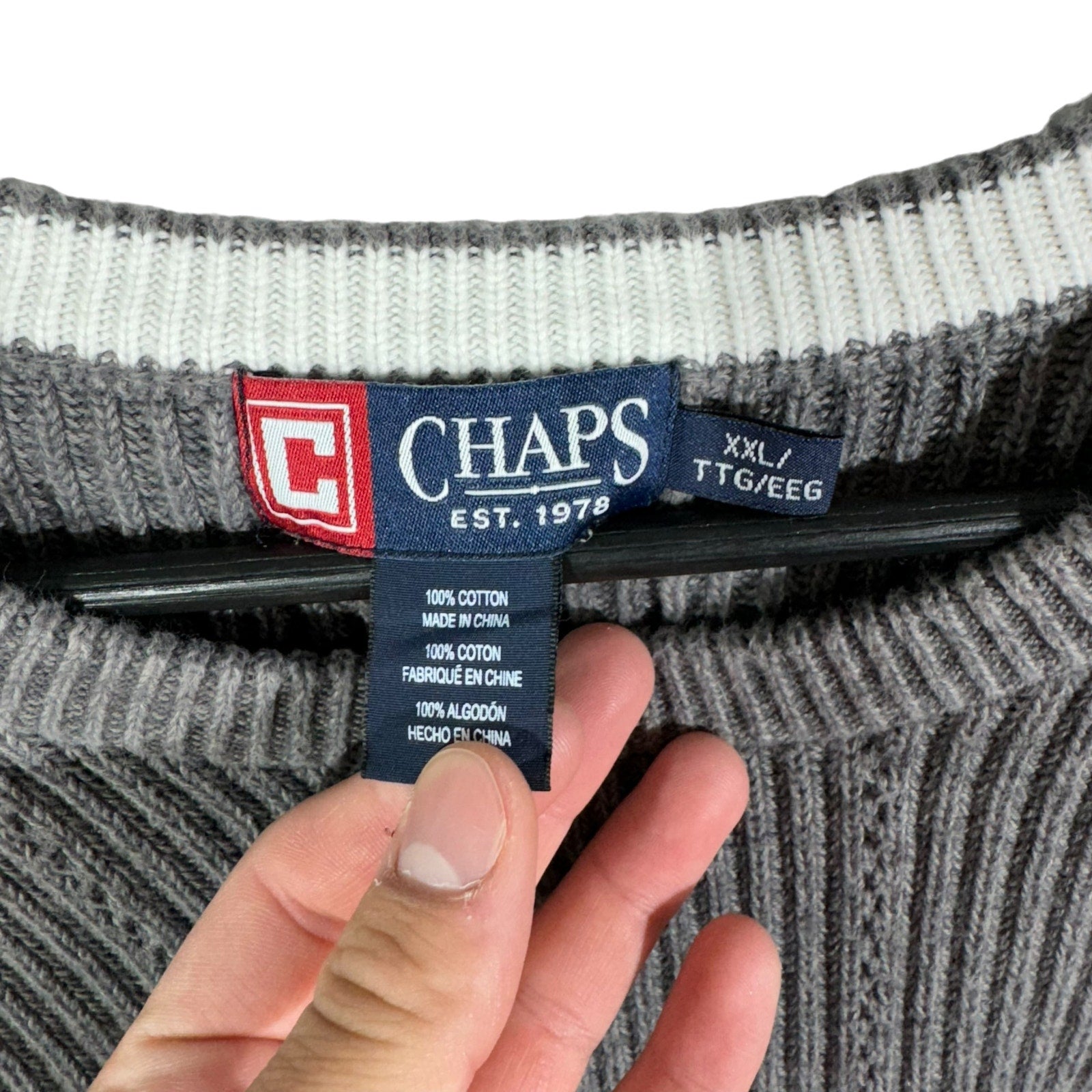 Collection of Chaps Knit Sweater in a gallery layout