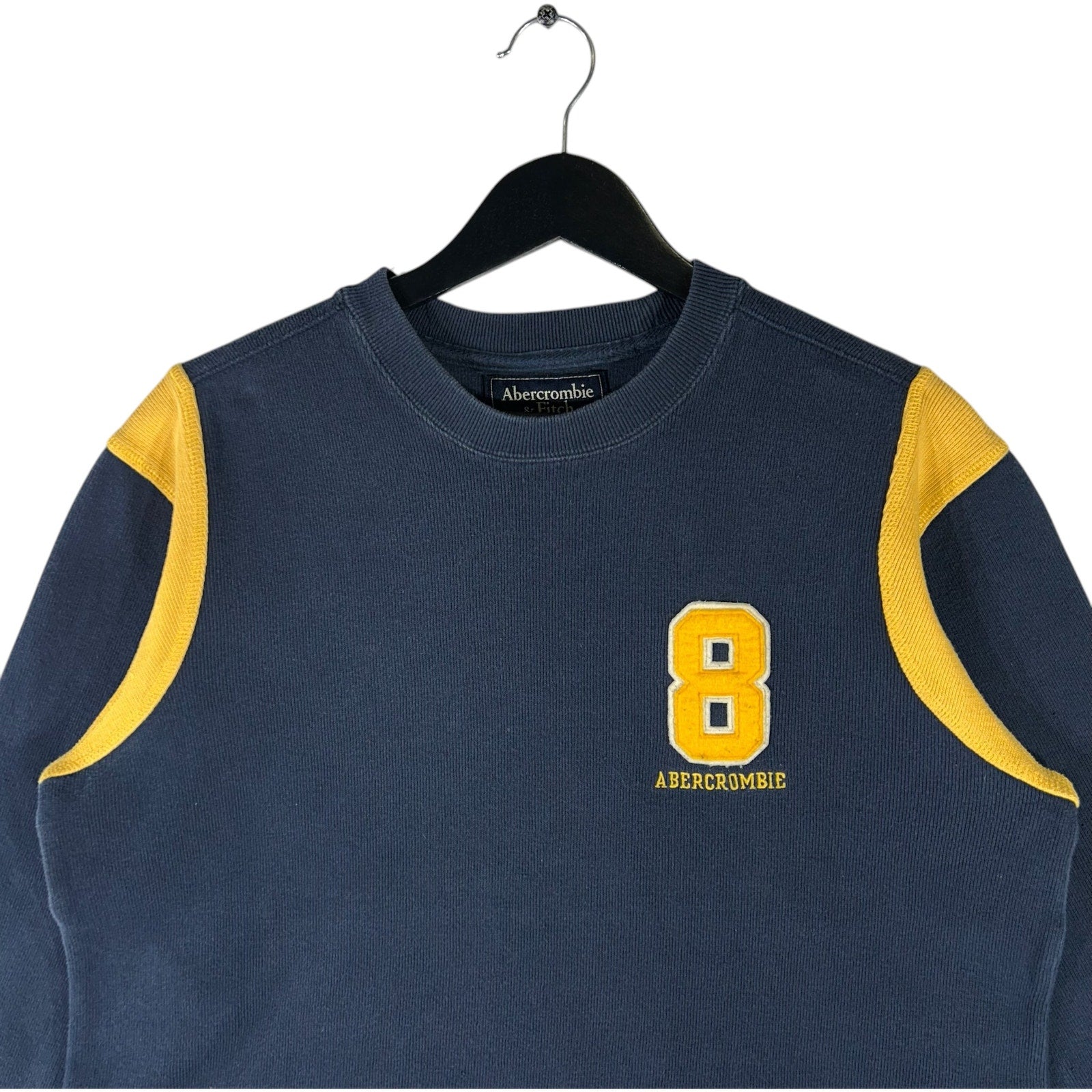 Collection of Abercrombie & Fitch #8 Crewneck in a gallery layout