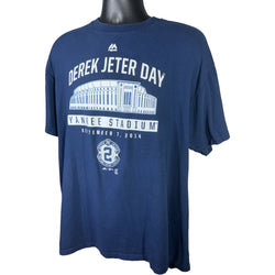 Collection of Majestic MLB New York Yankees Derek Jeter Day Tee in a gallery layout