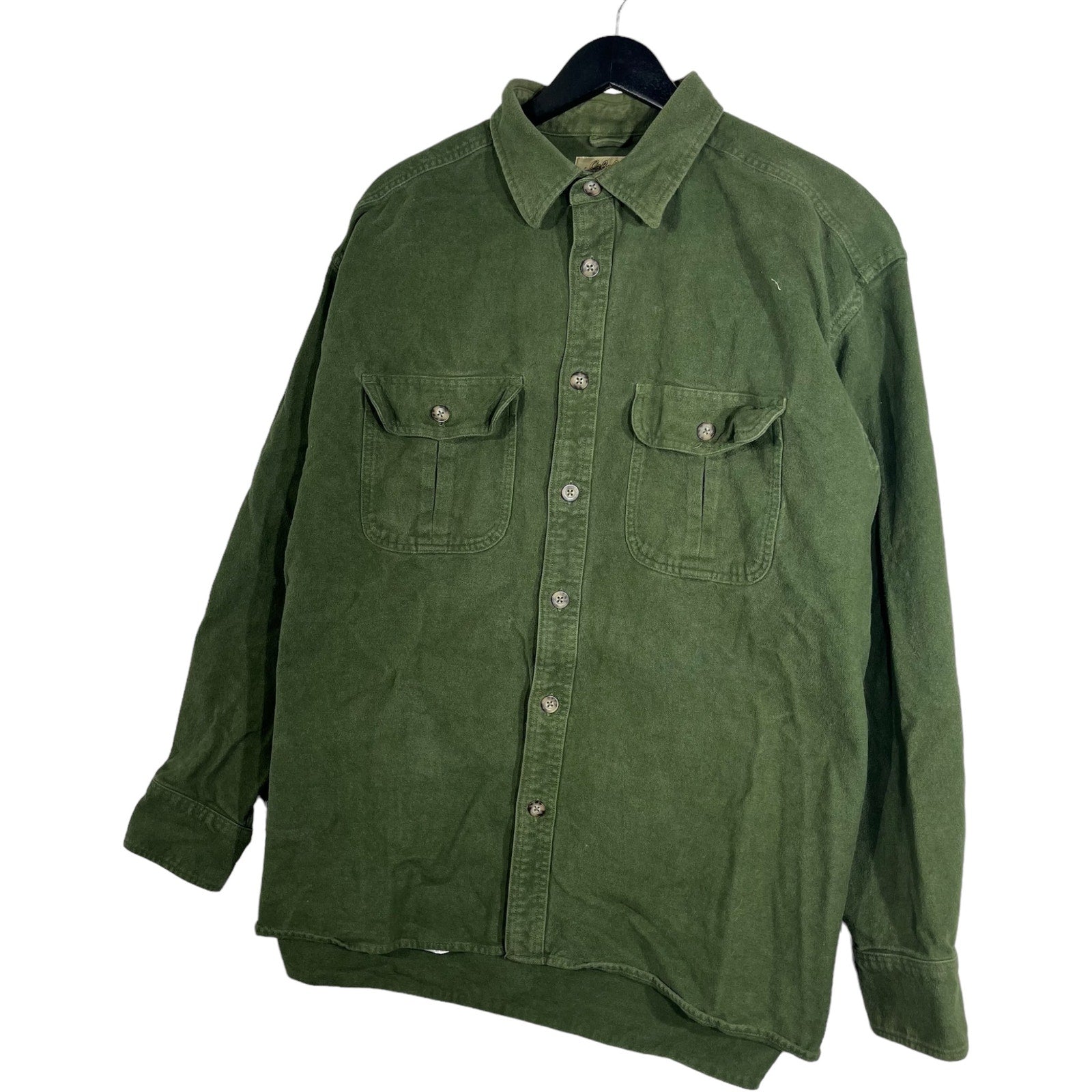 Collection of Cabelas Chamois Long Sleeve Flannel in a gallery layout