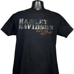 Collection of Harley Davidson Faded Logo Tee in a gallery layout