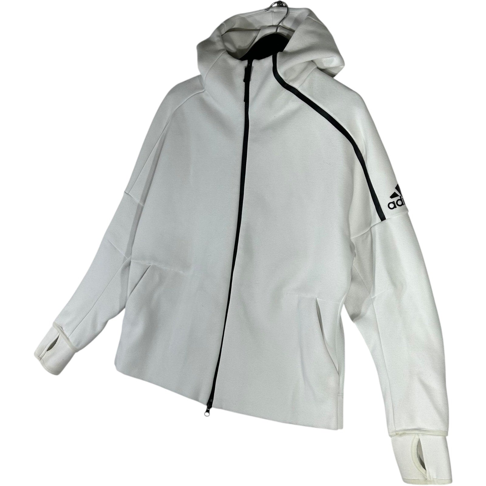 Collection of Adidas Sportswear Soft Shell Full Zip Hoodie in a gallery layout