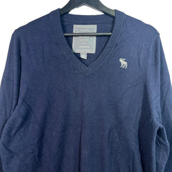 Collection of Abercrombie & Fitch V-Neck Sweater in a gallery layout