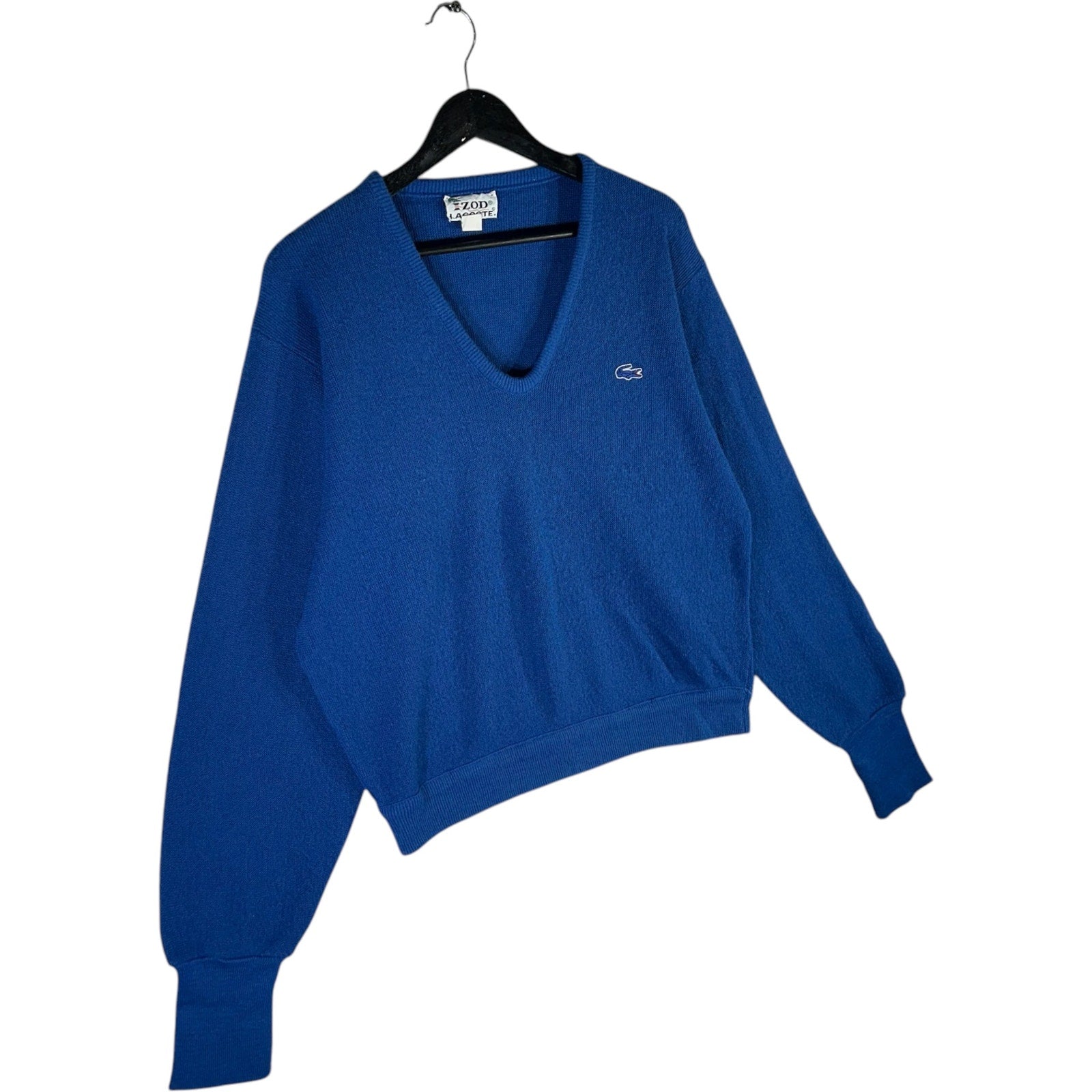 Collection of Vintage IZOD Lacoste V-Neck Sweater in a gallery layout