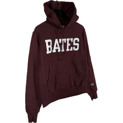 Collection of Champion "Bates" College Spellout Hoodie in a gallery layout