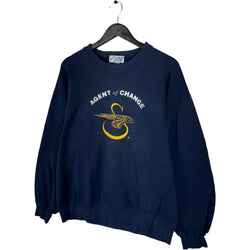 Collection of Vintage Jerzees "Agent Of Change" Crewneck in a gallery layout