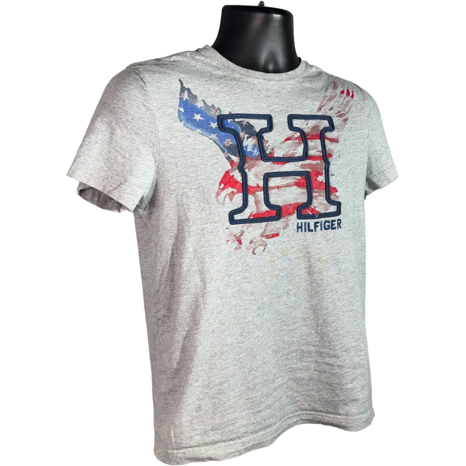 Collection of Tommy Hilfiger American Flag H Tee in a gallery layout