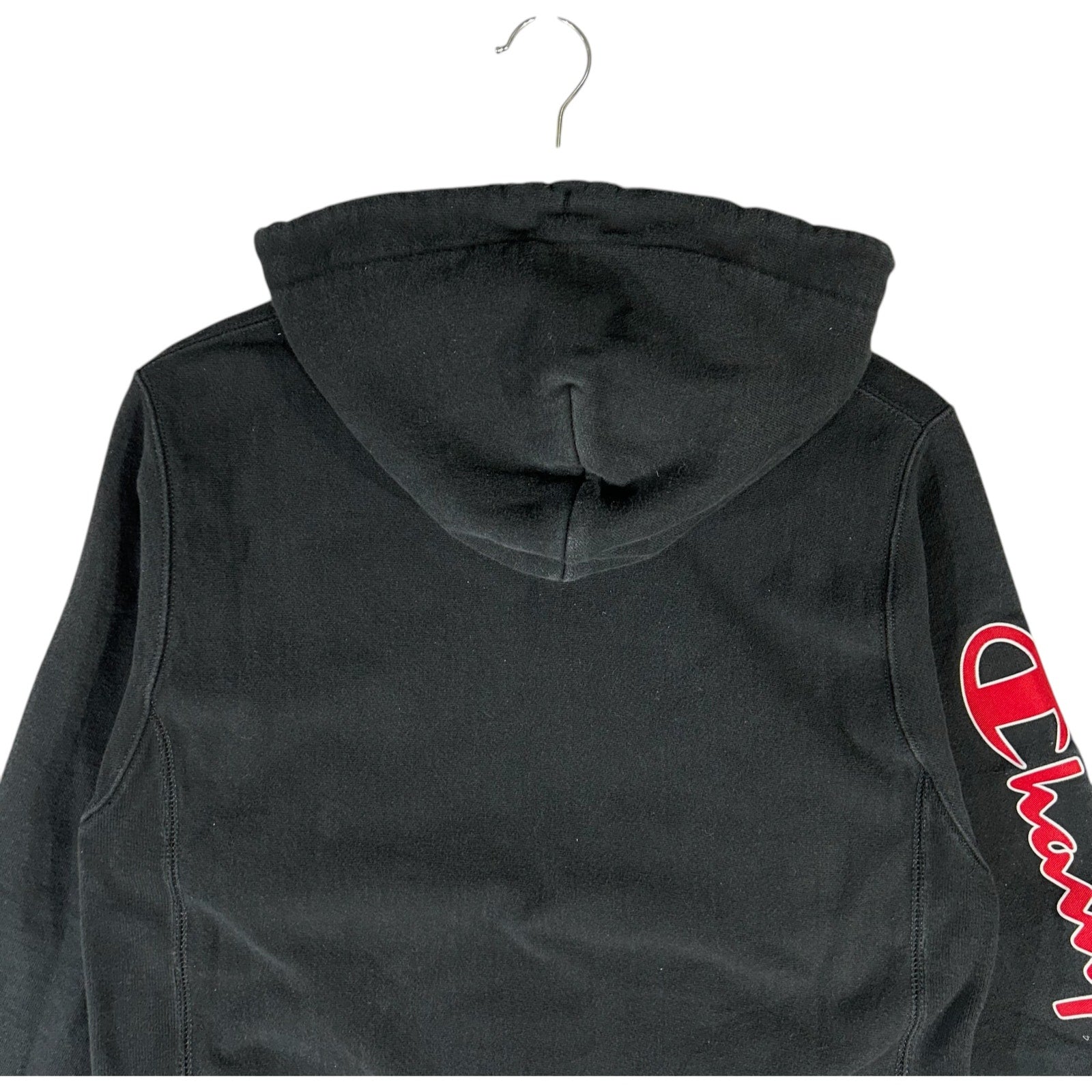Collection of Champion Reverse Weave Logo Spellout Hoodie in a gallery layout