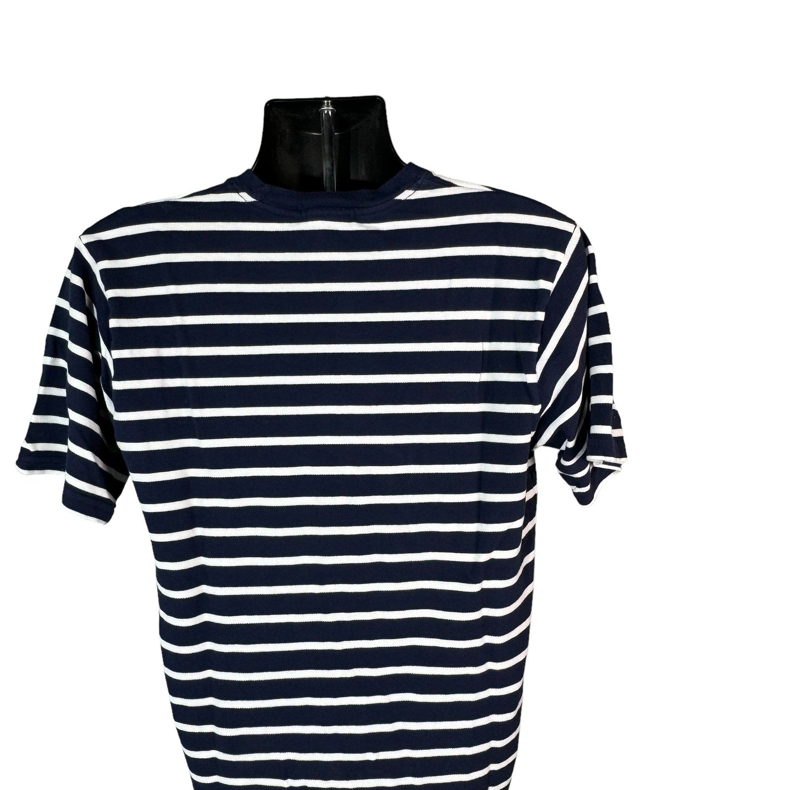 Collection of Vintage Youth Polo Ralph Lauren Striped Cotton Knit Tee in a gallery layout