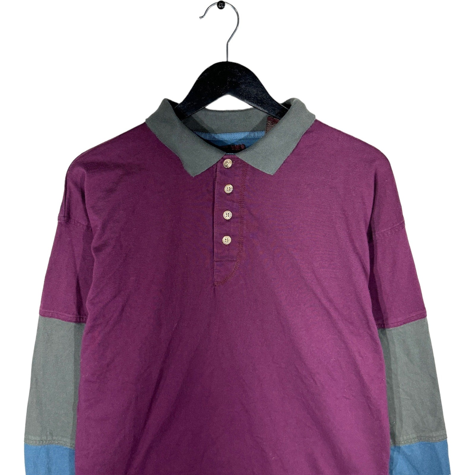 Collection of Multicolored Long Sleeve Polo in a gallery layout