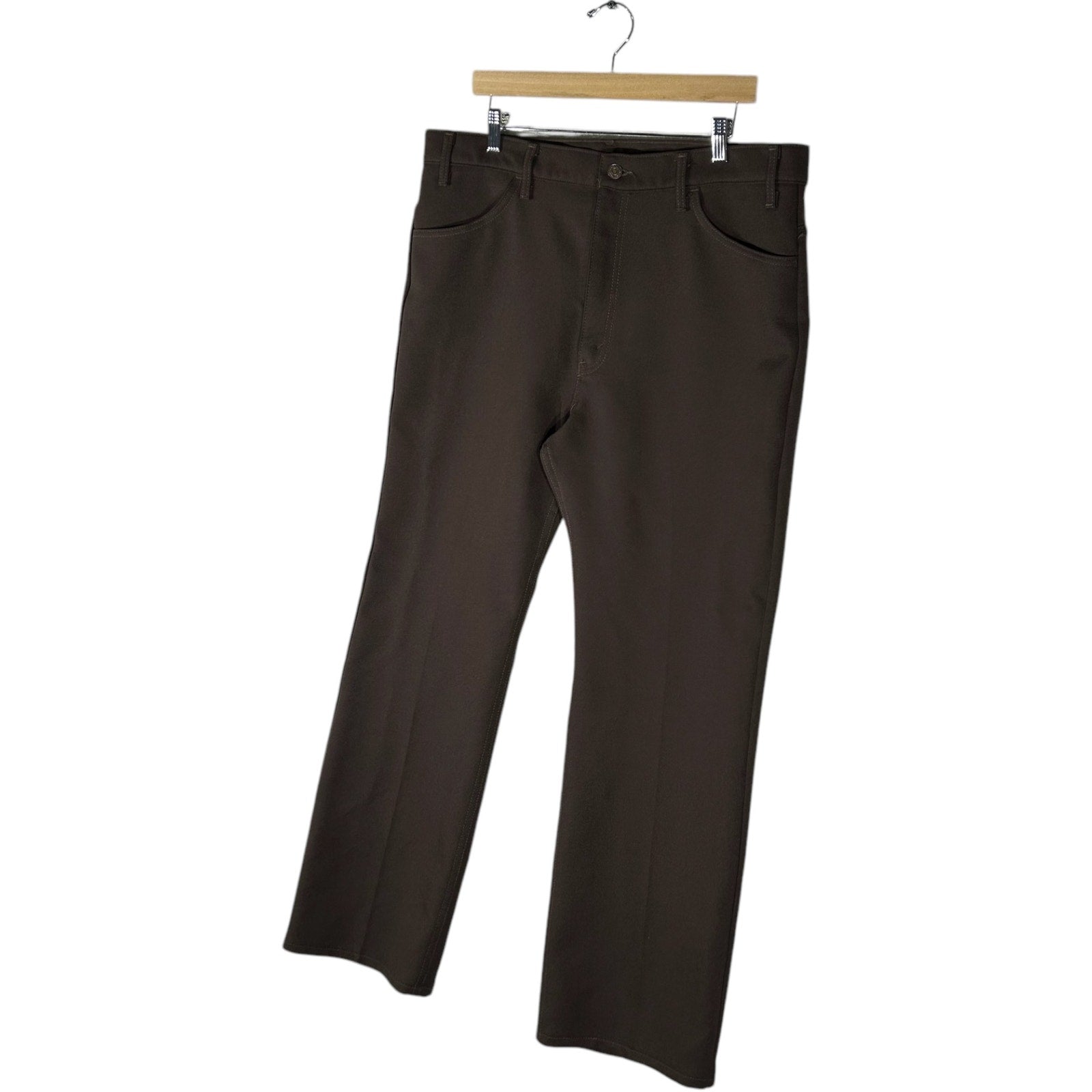 Collection of Vintage Levi's Black Tab Dacron Polyester Chino Pants 40x30 in a gallery layout