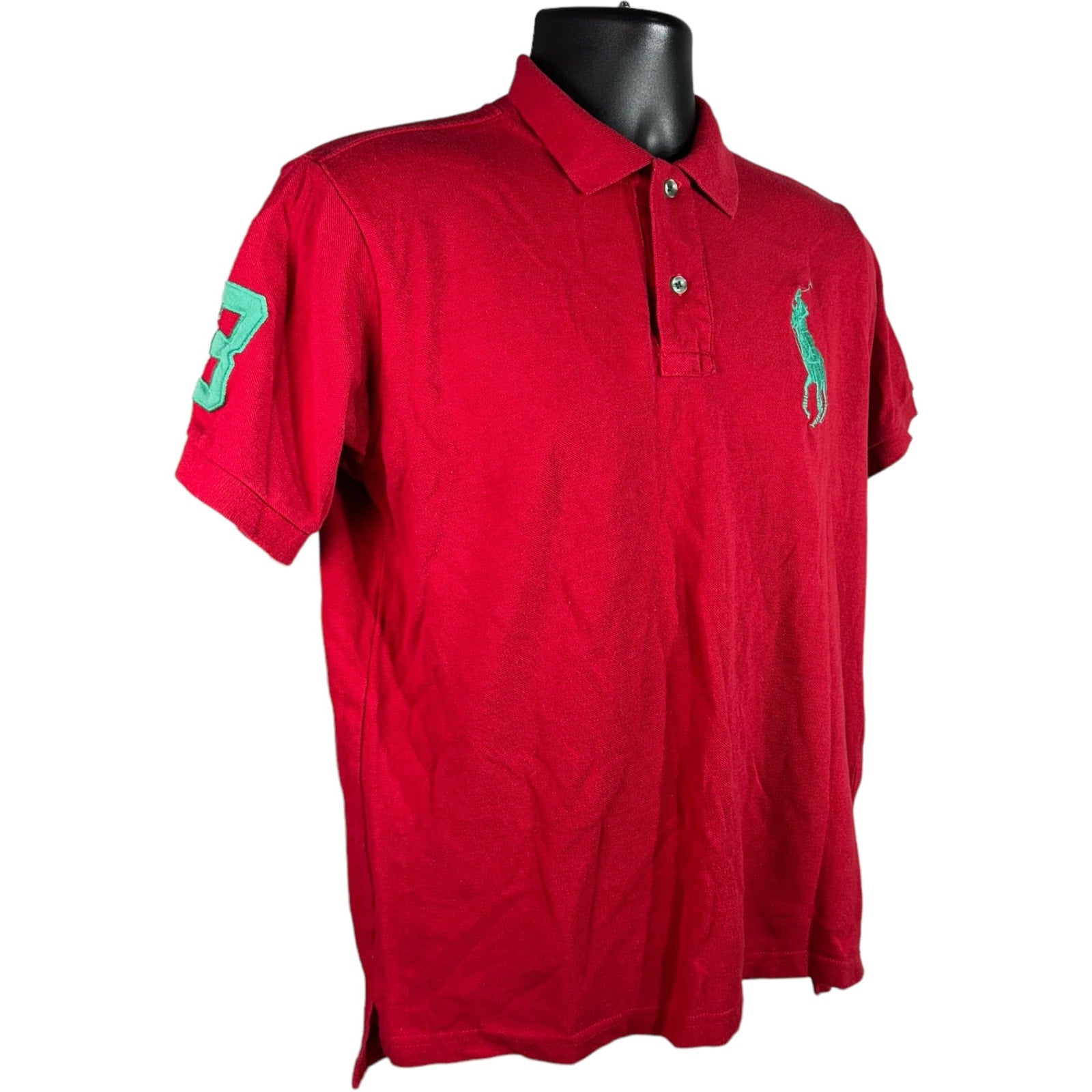 Collection of Polo Ralph Lauren Big Horse Logo Short Sleeve Polo in a gallery layout