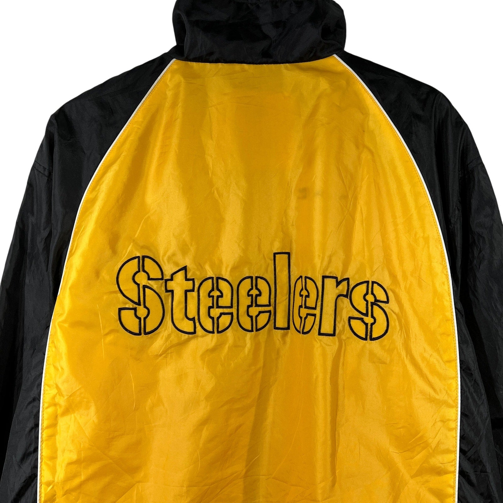 Collection of Pittsburgh Steelers NFL Full Zip Windbreaker in a gallery layout