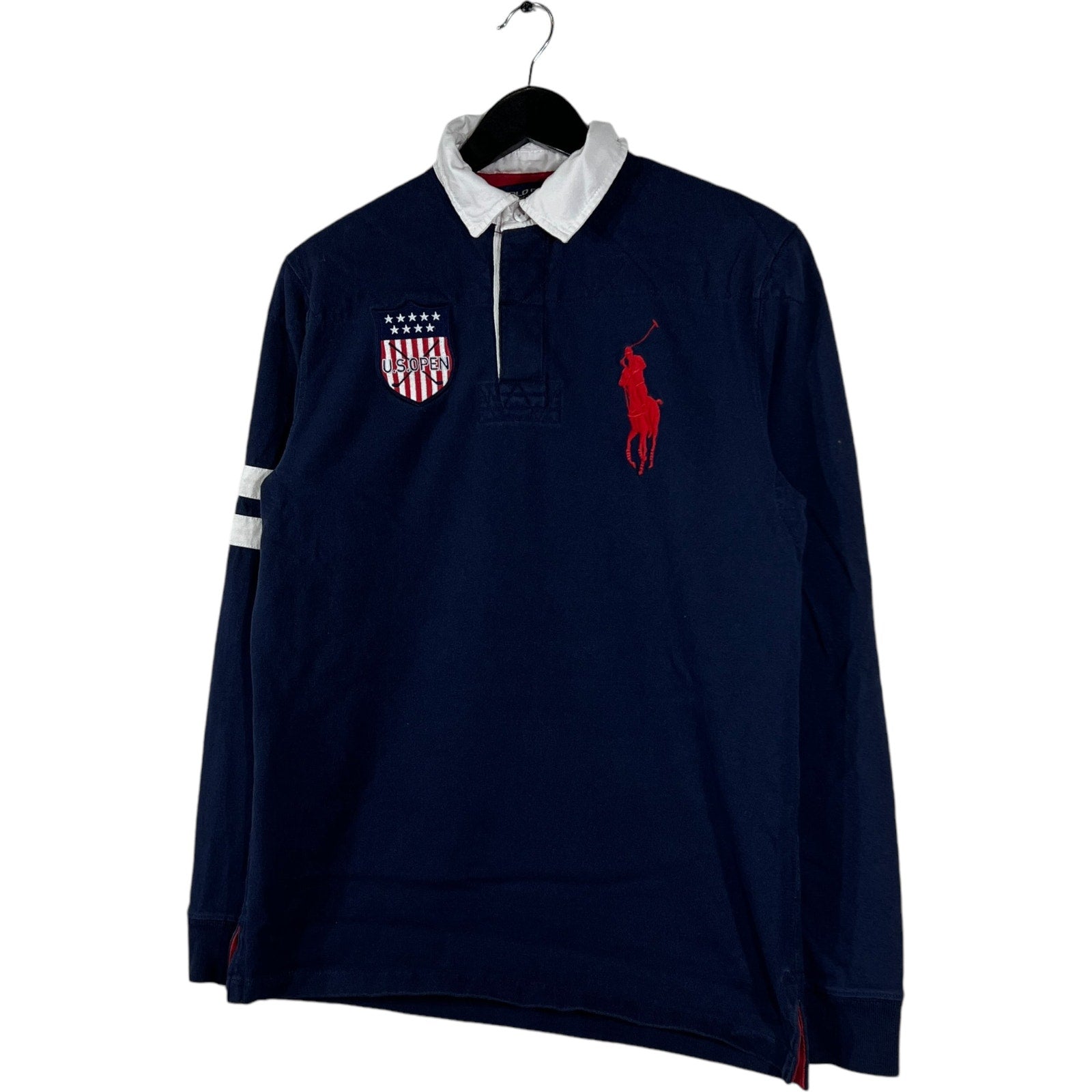 Collection of Polo Golf U.S. Open Big Pony Long Sleeve Polo in a gallery layout