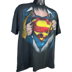 Collection of Superman "Open Disguise" Graphic Short Sleeve Shirt in a gallery layout