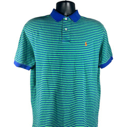 Collection of Polo Ralph Lauren Striped Short Sleeve Polo in a gallery layout