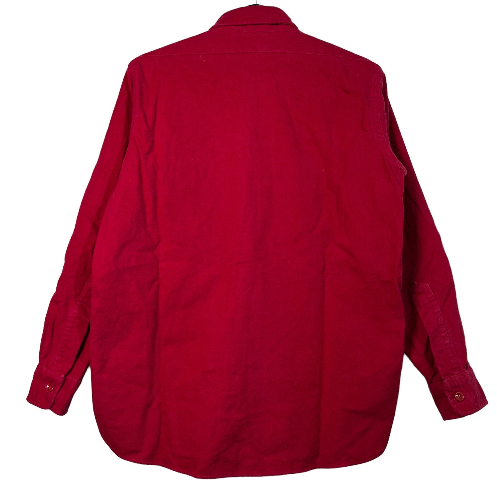 Collection of L.L. Bean Chamois Cloth Button Up Flannel in a gallery layout