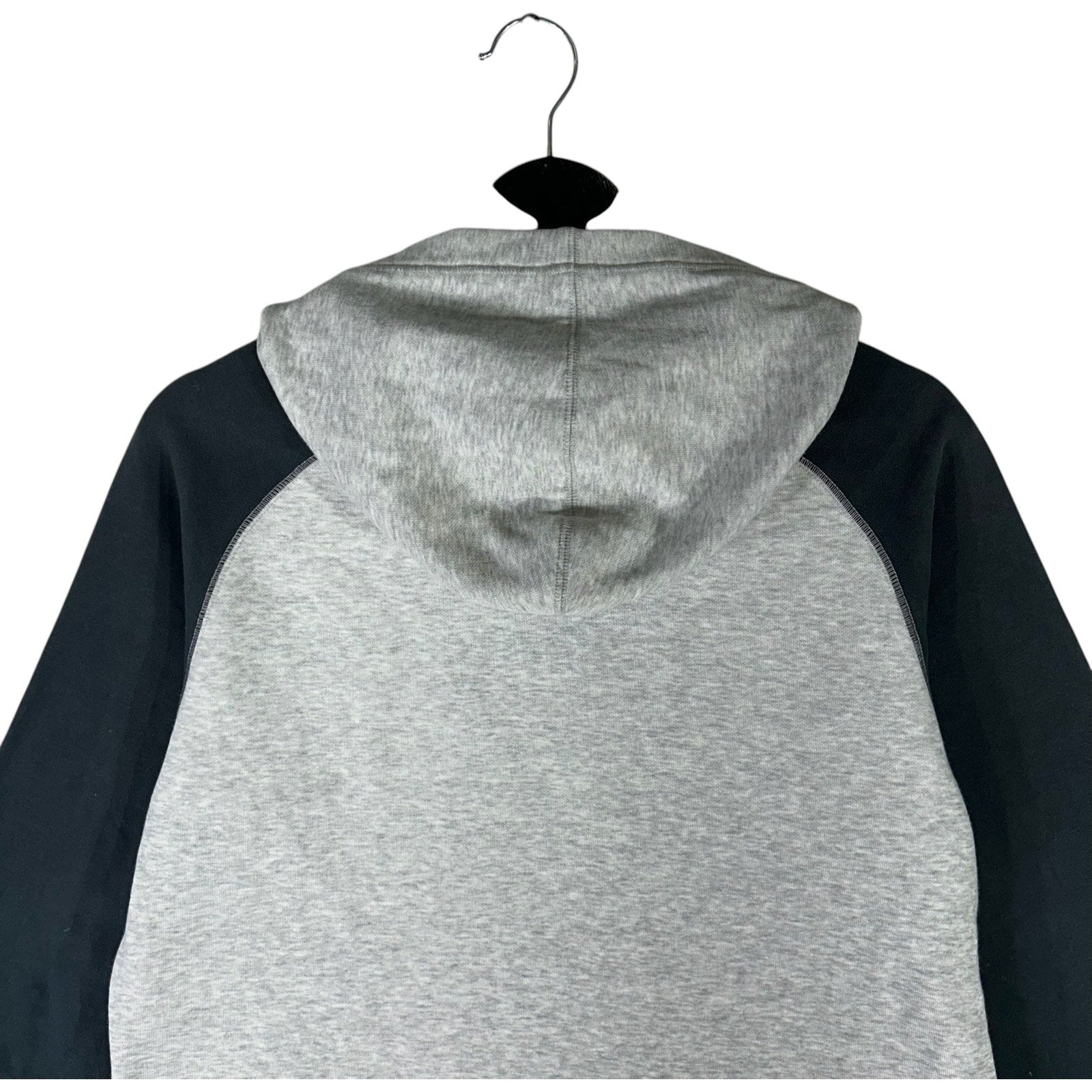 Collection of Youth Nike Football Arc Spell Out Center Swoosh Hoodie in a gallery layout