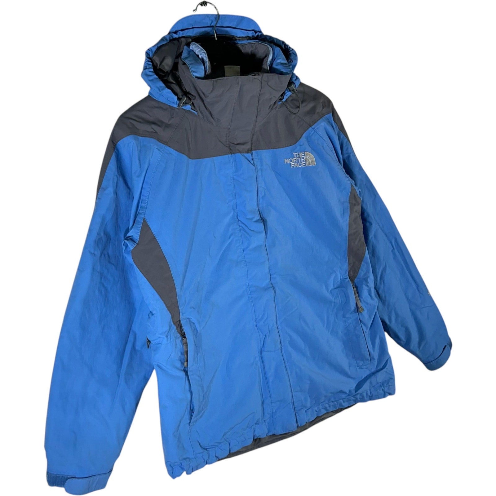 Collection of Women's North Face Hooded Full Zip Rain Jacket in a gallery layout