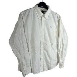 Collection of Ralph Lauren Classic Fit Long Sleeve Button Down Dress Shirt in a gallery layout