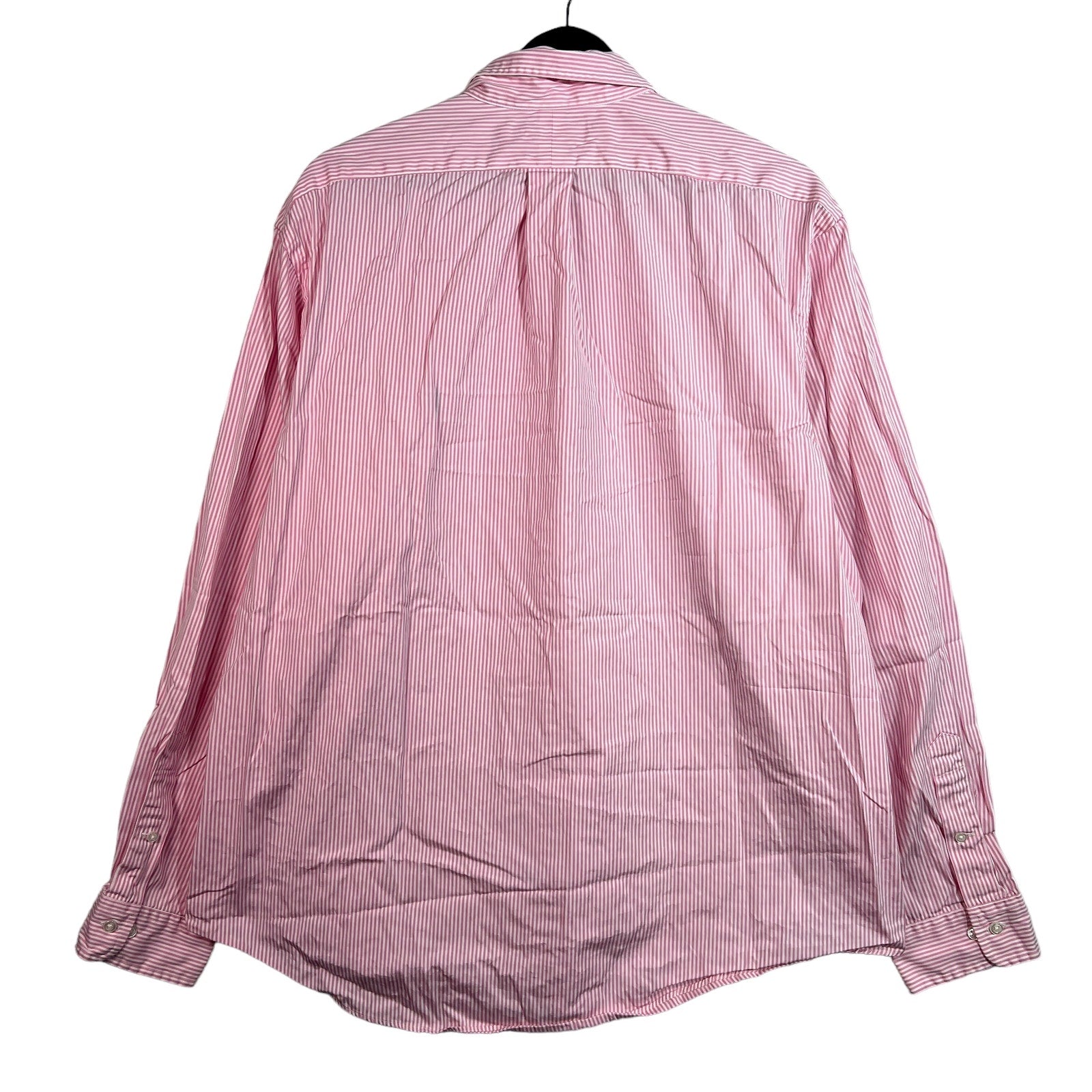 Collection of Vintage Ralph Lauren Button Down Striped Dress Shirt in a gallery layout