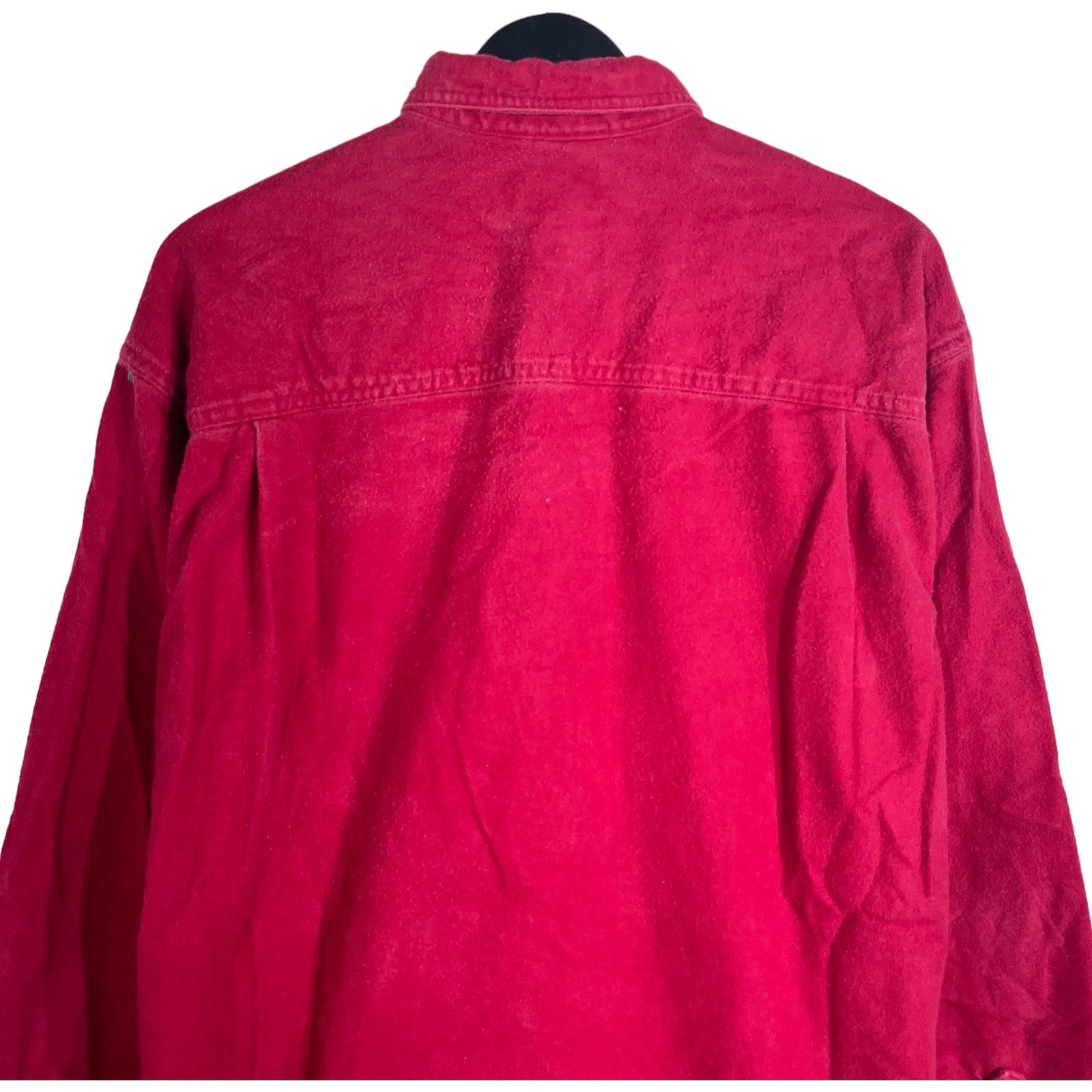 Collection of Eddie Bauer Flannel Lined Long Sleeve Button Down in a gallery layout