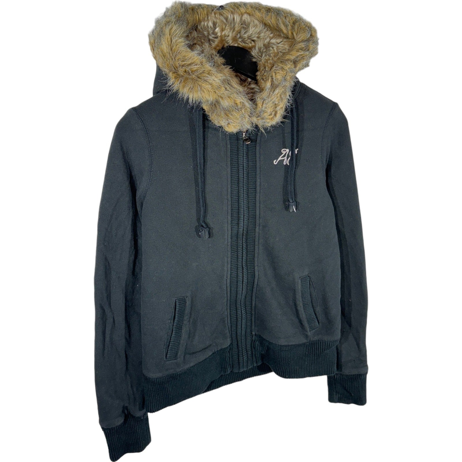 Collection of American Eagle Fur Hoodie in a gallery layout