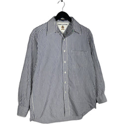 Collection of Tommy Hilfiger Long Sleeve Striped Dress Shirt in a gallery layout