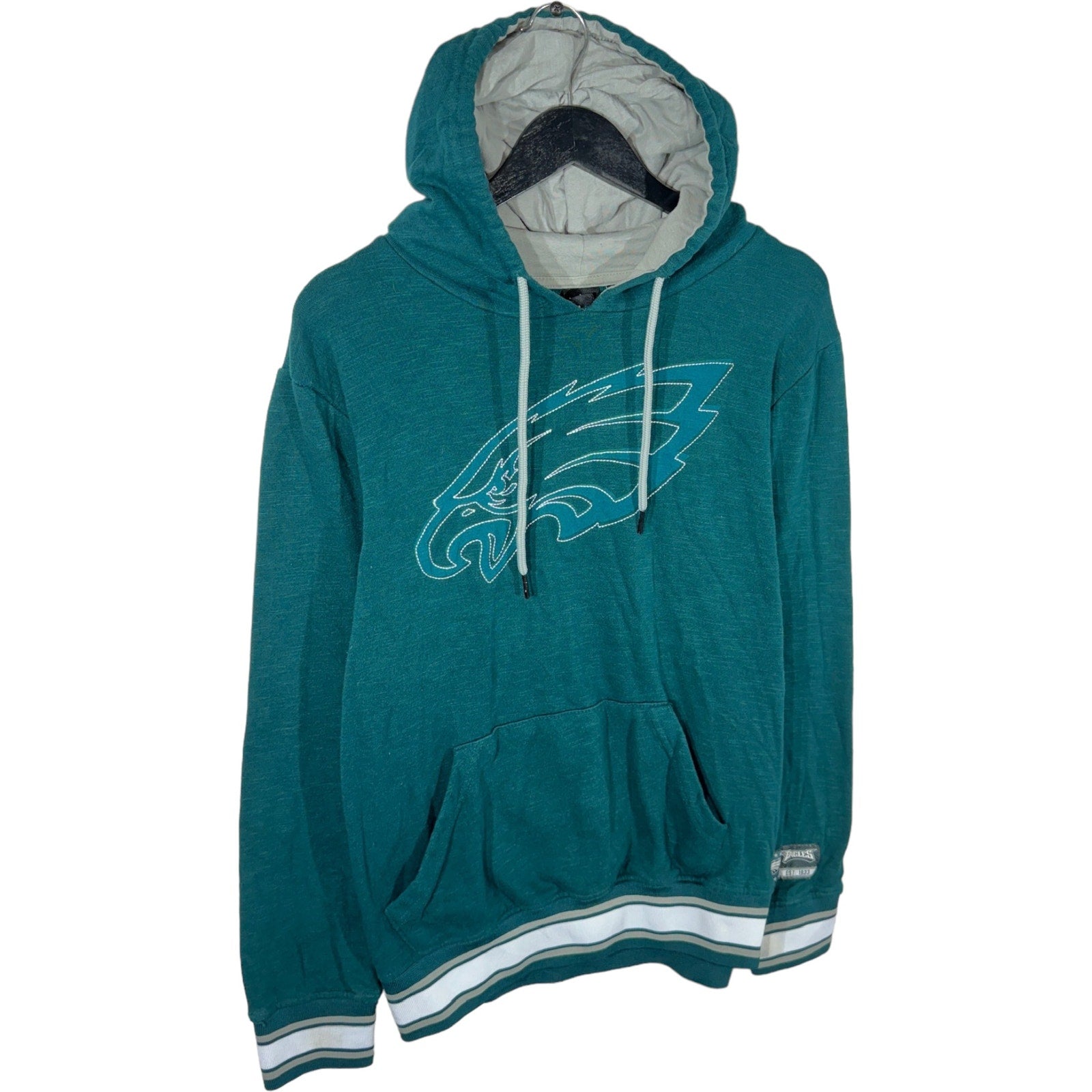 Collection of Philadelphia Eagles NFL Team Apparel Pullover Hoodie in a gallery layout